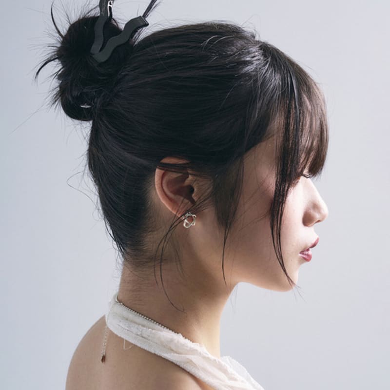 SENTIMENTS NO.425 [BLACK] WAVE HAIR PIN 2SET