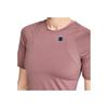 Under Armour Fitted Round Neck Sports Pullover T-Shirt Women Tops Silent-Pink 1355583-662