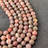 Designer Leopard Skin Jasper Beads, Matt Genuine Natural Gemstone, Round Loose Beads, 6MM 8MM 10MM Size Available.