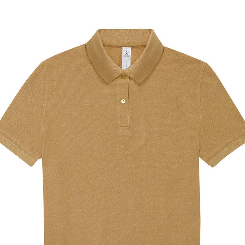 B&C Mens My Polo 180 Metallic Shirt