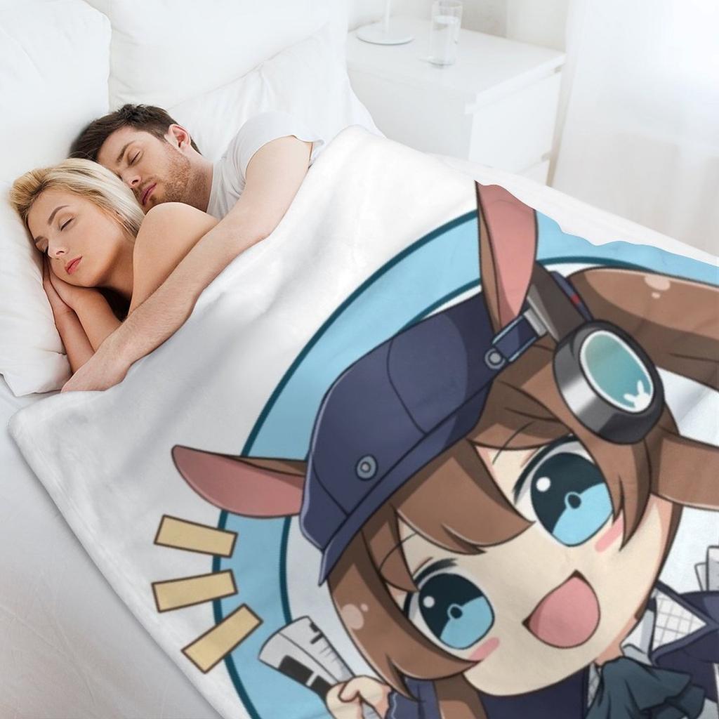 Arknights Newspaper Amiya Throw Blanket Comforter Decorative Blankets Sofas Of Decoration Bed Fashionable Blankets