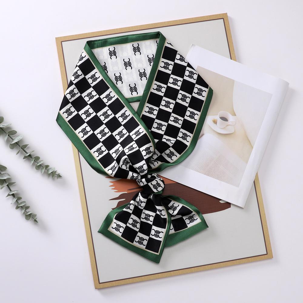 Kleine Und Vielseitige Schals Für Damen Schmale Und Kleine Schals Haargummis Temperamentvolle Bänder Schals Und Schals