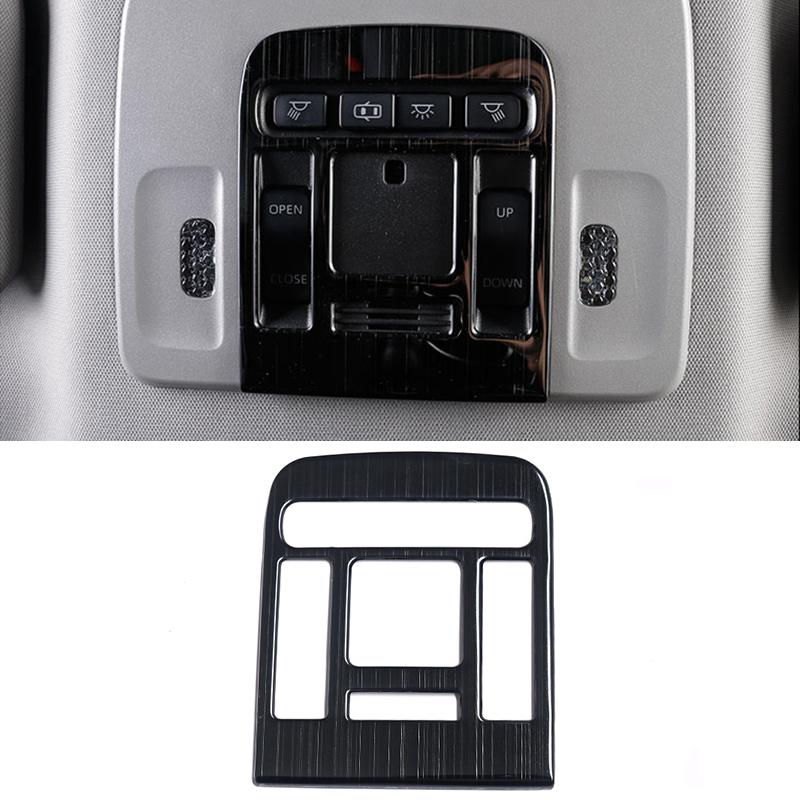 Stainless Steel Car Interior Front Reading Light Lamp Panel Cover Trim For Toyota Camry 70 XV70 2018- 2022 2023