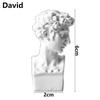 Nordic Style Miniature Plaster Bust Statue Greek Mythology Figurine Famous Sculpture Desktop Ornament Home Decor Drawing Practic