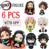Anime Demon Slayer Kamado Tanjirou Kamado Nezuko Action-Charakter-Modell Spielzeugserie Puppe Kindergeburtstag/Weihnachtsgeschenk Spielzeug