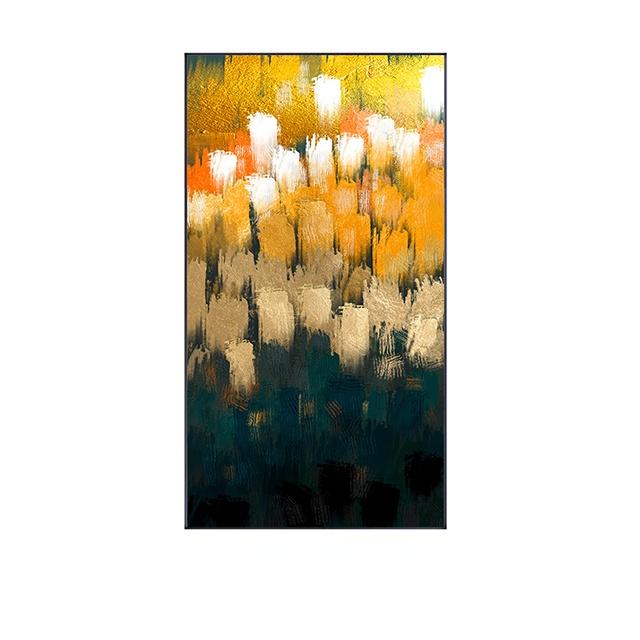 

Сучасне враження. Абстрактне настінне мистецтво. Північний мінімалістичний живопис на полотні. Плакати та принти. Картина для декору проходу у вітальні. 20cm×40cm NoFrame