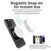 Foldable Mini Magsafe Selfie Light With Mirror For Cell Phone Pocket Magnetic Ring Light Photography Iphone 16/15 Samsung Led
