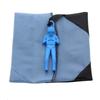 2x Toy Hand Throwing Parachute Kite Toy, Fluorescent Dreen + Blue