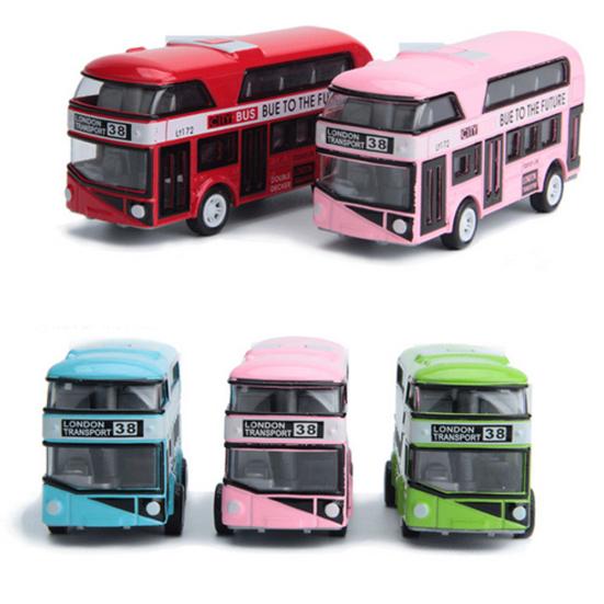 Simulation Alloy Car Model Mini Pull Back Bus Kids Children Educational