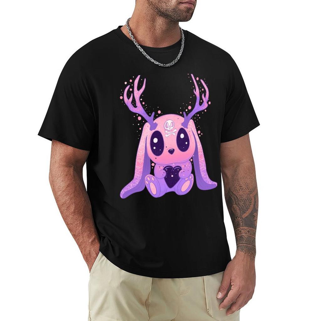 Cute Little Creepy Jackalope Tshirt Breathable Gym Short Sleeve Tshirt