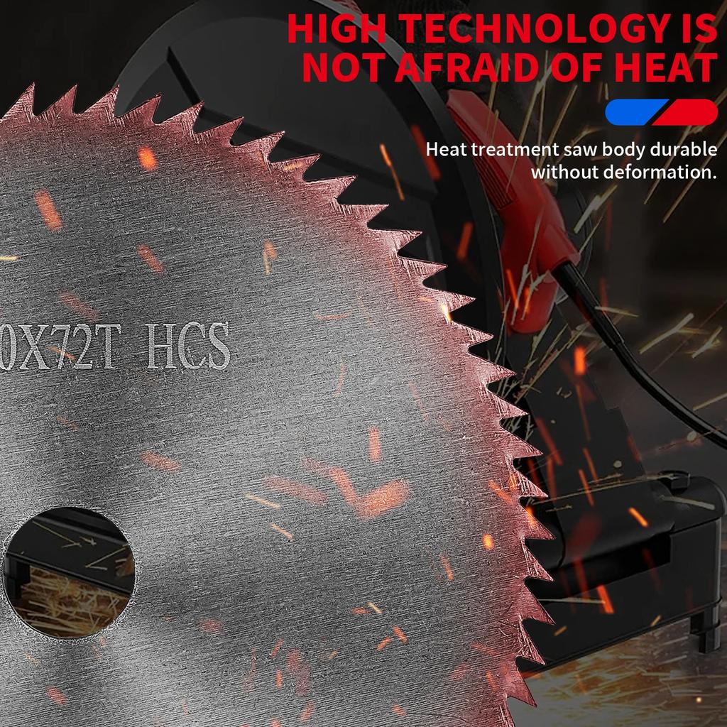 3 Inch Carbide Circular Saw Blade 72T for Wood Plastic Cutting Power Tool Accessories