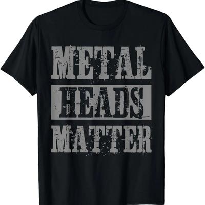 T-shirt Cadeau pour Fan de Metal Head Heavy Metal Black Death Metal