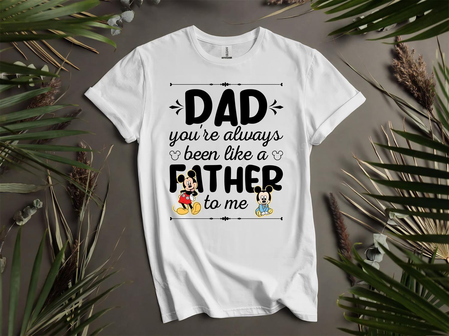 Mickey Mouse Dad Father T-shirt T shirt Men Women Unisex Tshirt L53 S