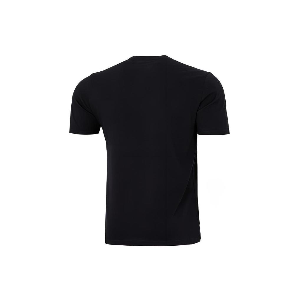 Adidas T Shirts Men's Black Crew Neck Moderate Straight Fit HE2370