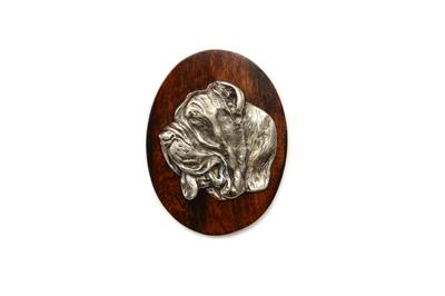 Neapolitan Mastiff, Mastino Napoletano - Dog Show Brooch, Starter Number Clip, Dog Pin by Art-Dog