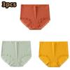 3 Pcs/lot Women's Underpants Soft Cotton Panties Girls High Waist Briefs Striped Panty Sexy Female Underwear Big Size M-XXL