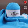 Hand-Knitted Medium-Thick Pure Cashmere Yarn Ball for DIY Projects - Perfect for Scarves and Gifts