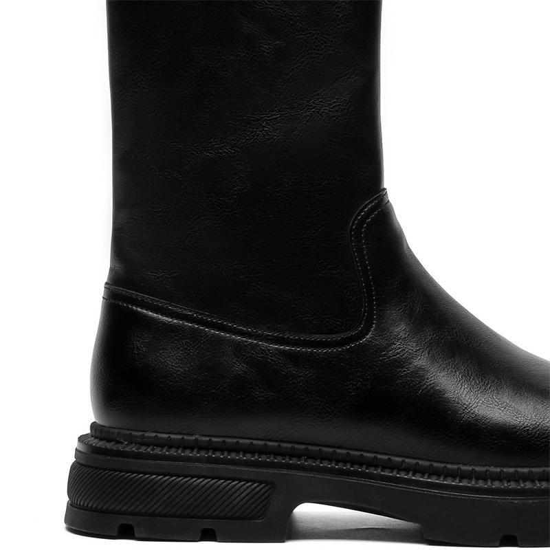 Leather Chelsea Ankle Boots Casual Shoes for Men Fashion Dress Tenis De Hombre Moccasins Tenis Caballero Designer Sneakers