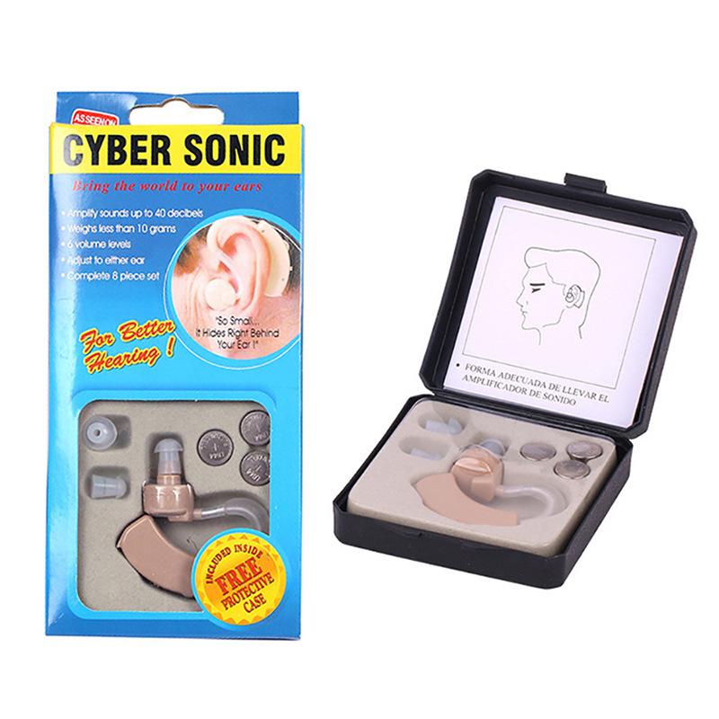 CYBER SONIC Behind-the-Ear Sound Amplifier Earphones