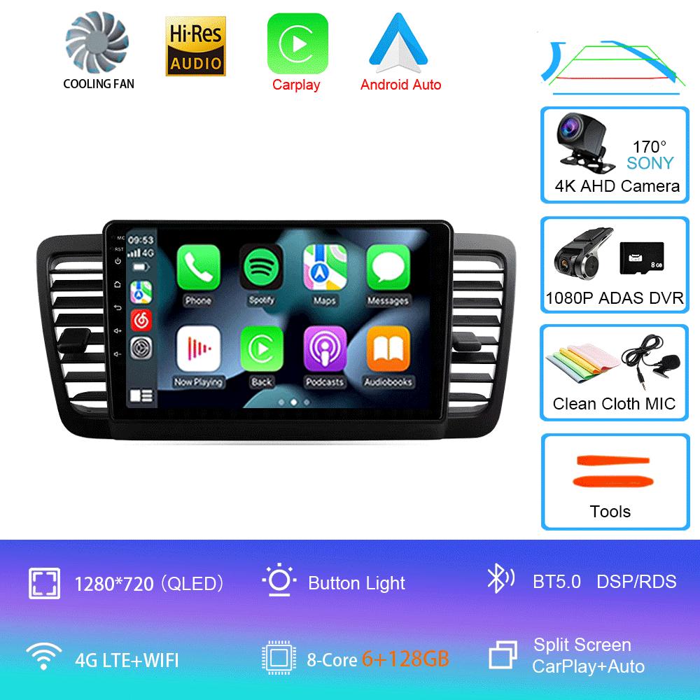 Android 14 Car Radio For Subaru Outback 3 Legacy 4 2003 - 2009 Multimedia Video Player Navigation Stereo GPS No 2din 2 Din Dvd