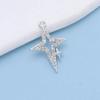 10Pcs Gold Plated Crystal Star Charm Pendant For Jewelry Making Bracelet Necklace Diy Earrings Accessories Craft