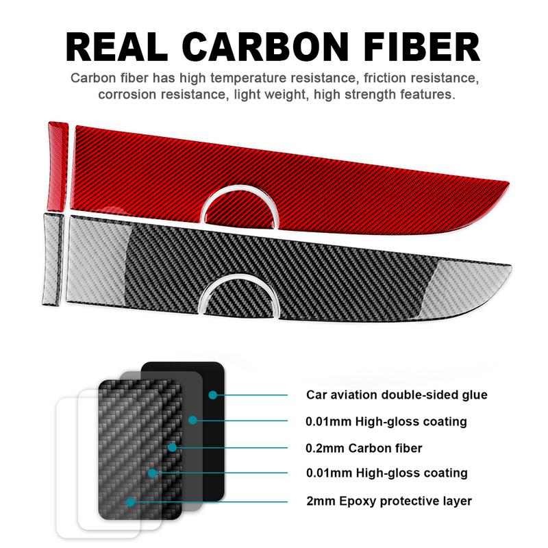 Real Soft Carbon Fiber For Fiat 500 Abarth 595 2016-2018 2019 2020 2021 2022 2023 Abarth 695 2017-2023 Car Main Driver Co-liopt.