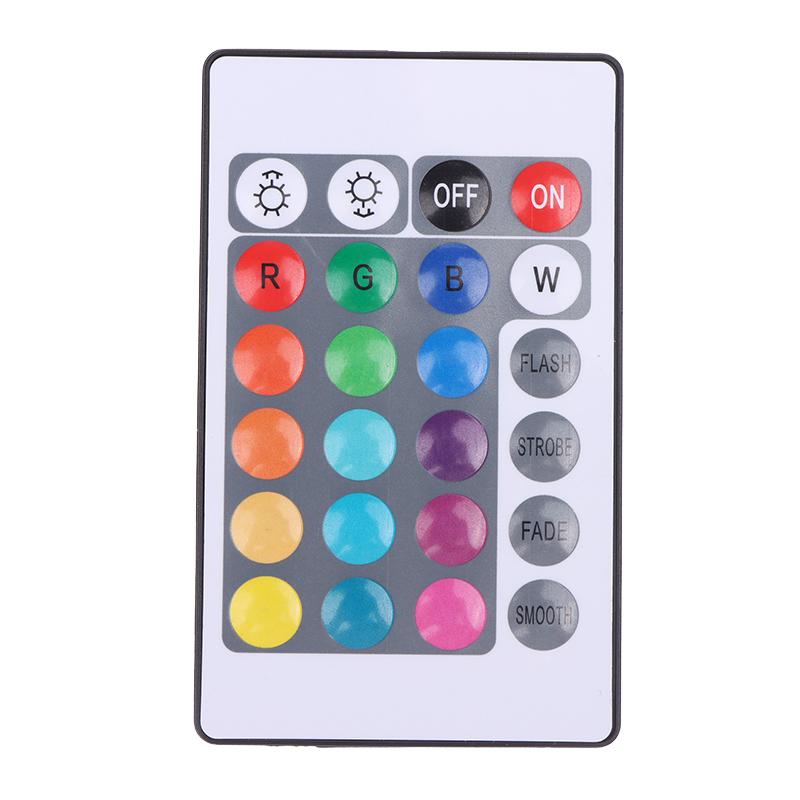 Led Controller 24 Keys Led Ir Rgb Controller Box 1 To 2 Controller Ir Remote Dimmer Dc12V For Rgb 3528 5050 Led Strip Lights