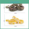 Realistic Snake Reptile Model With Lifelike Design For Collection And Display