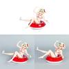 Lycoris Recoil Nishikigi Chisato Pvc Anime Figure With Sitting Pose And Swim Ring For Collectors