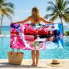Asciugamano da Spiaggia alla Moda Miraculous Ladybug Portatile Morbido Asciugatura Rapida per Nuoto Campeggio Vacanze