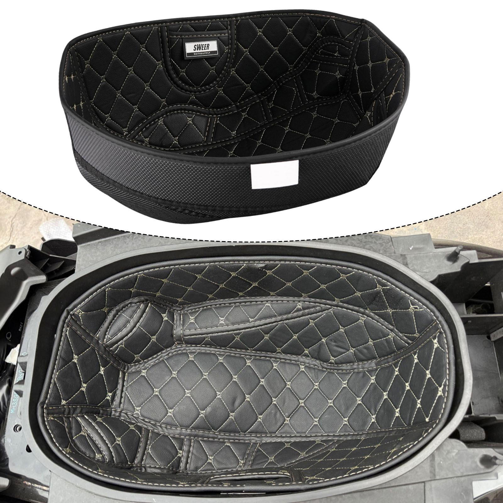 Мотоциклетная накладка-ведро на сиденье, подкладка для грузового кофра, легко моющаяся, мягкая, противоударная, подкладка для сидения 2025 Beige