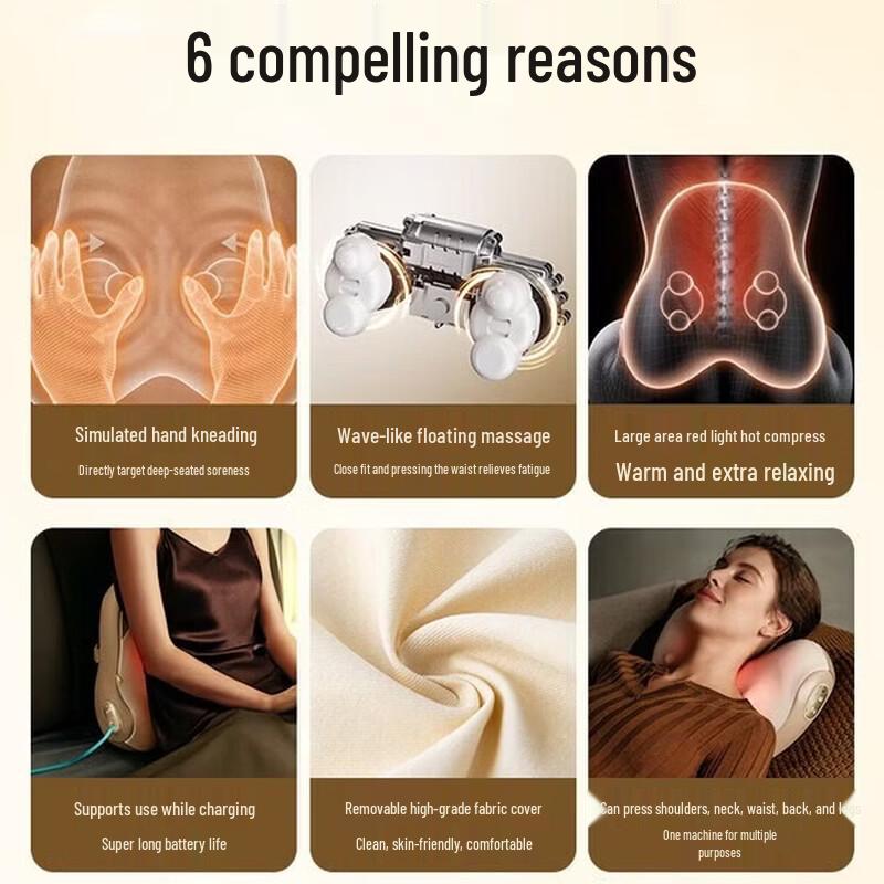 SKG T5-2U Ultra Multi-functional Massage Pillow CN plug (adapter included)