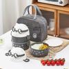 Kids Cartoon Double-Layer Microwave Lunch Box