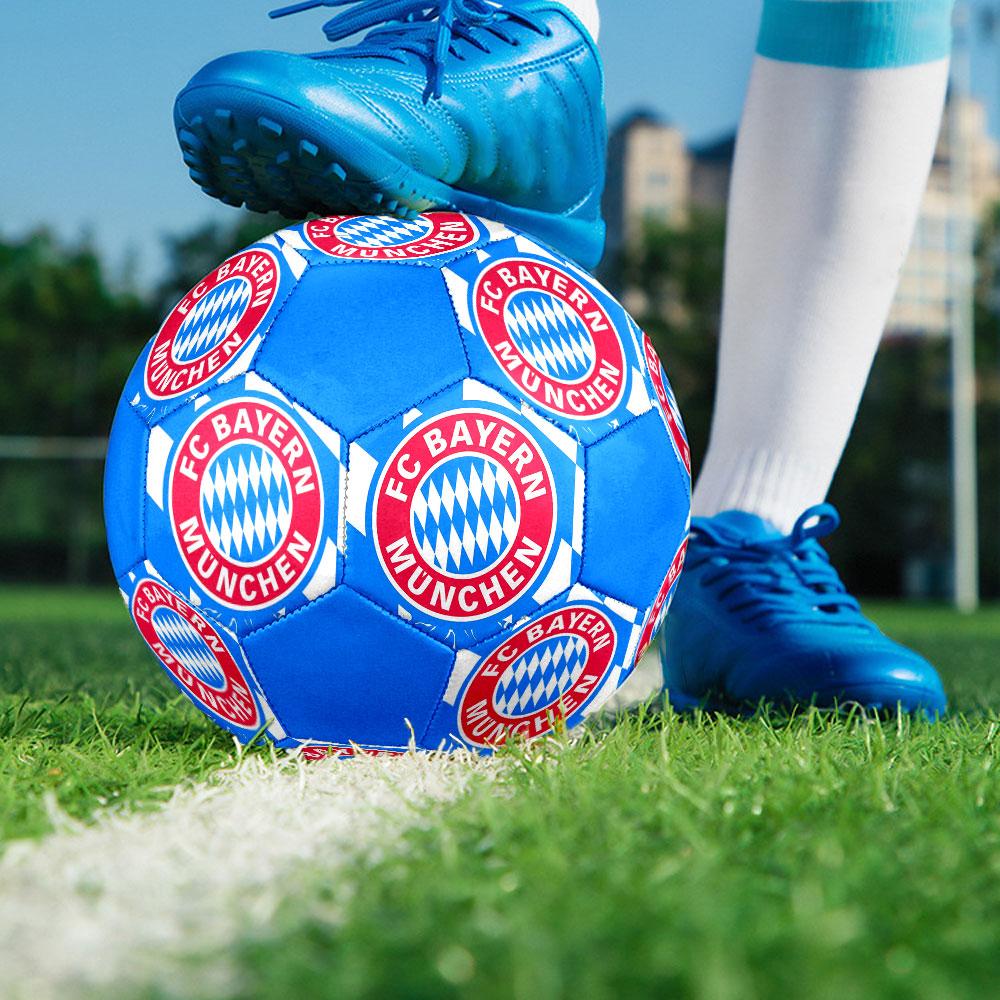 FC Bayern MonacocalcioClubDimensioni Indoor Taglia 5 Pallone da CalcioColoratoCucito a MacchinaPVCPronto per la CompetizioneDurevoleAd Alto Rimbalzo