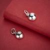 S925 Sterling Silver Fu Character Small Bowl Pendant for DIY Jewelry Making - Chinese Style Necklace and Bracelet Accessory