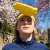 Fascia per capelli parasole a forma di palma divertente, visiera parasole universale estiva per esterni, styling creativo a palma, adorabili accessori per foto, cappello per spiaggia e viaggi