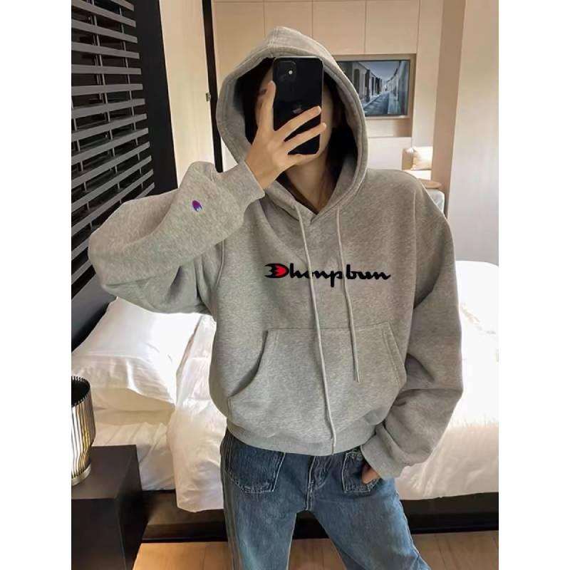 Trendy Urban Style Embroidered Hoodie For Couples Loose Fit Spring Autumn Fashion