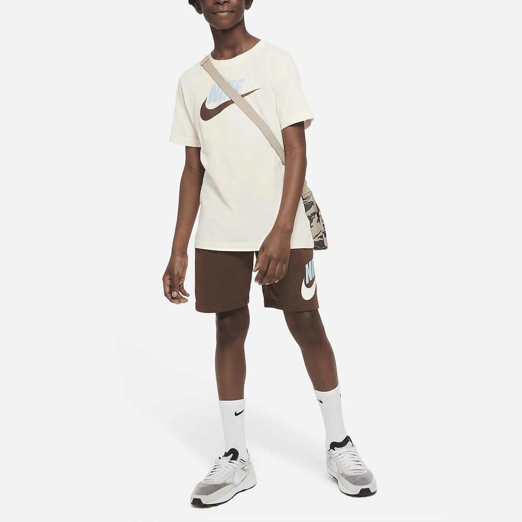Nike Kids T Shirts Crew Neck Moderate (Unisex) T-Shirts AR5252 113