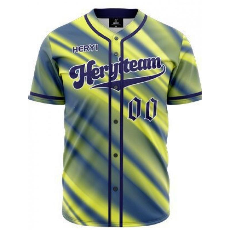 Amerikanisches Retro-Alphabet High Street Trendiges Baseball-Trikot Modisches Schnelltrocknendes Atmungsaktives 3D-Digitaldruck Kurzärmeliges Oberteil