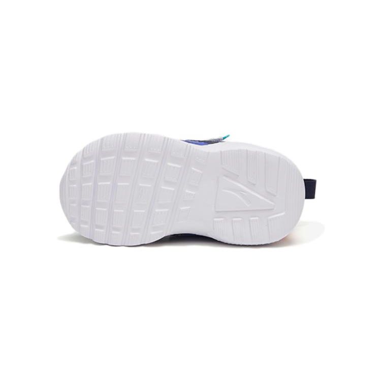 Anta Kids Non-Slip Wear-Resistant Low-Top Sports Casual Shoes Baby Sneakers White Black Orange A312320070-2