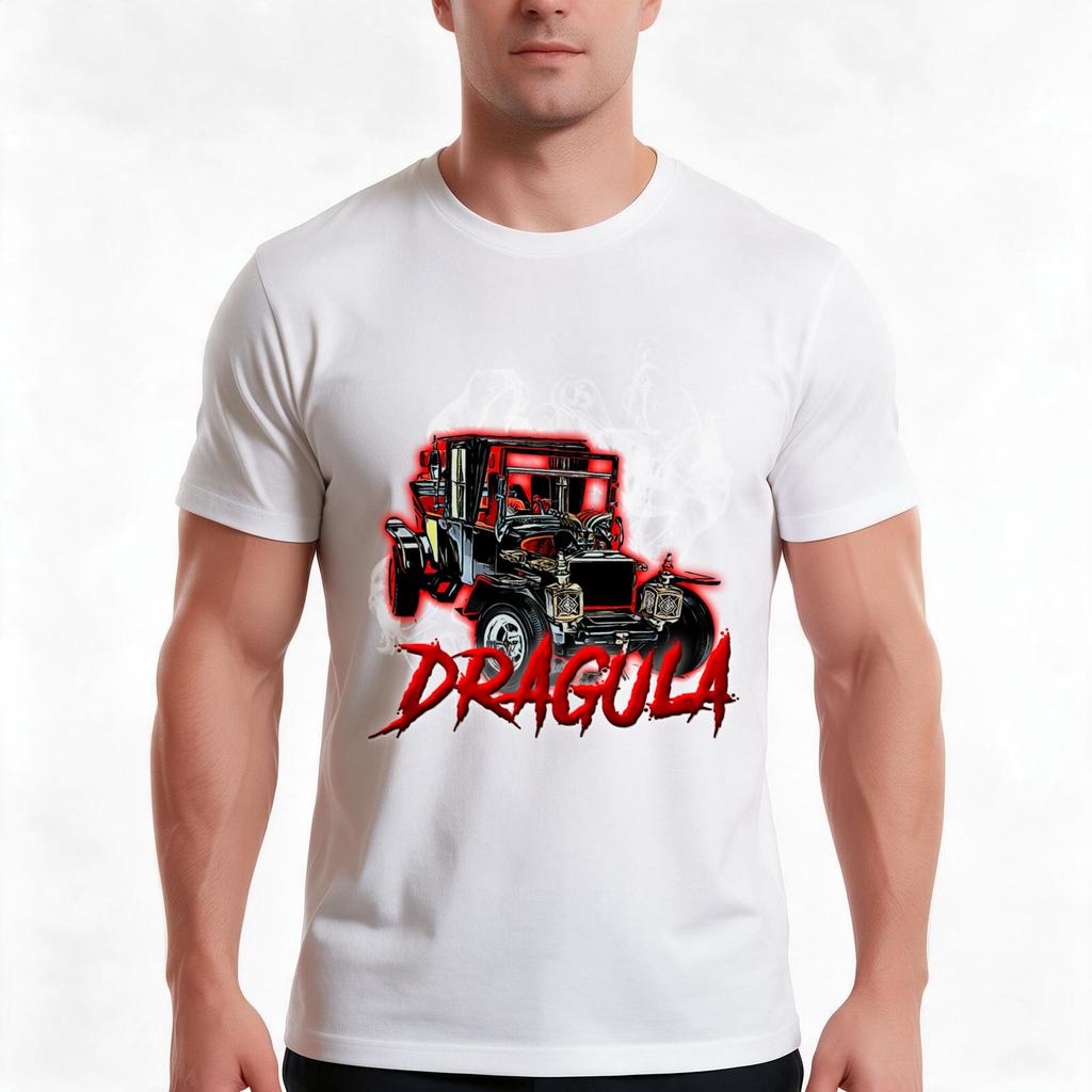 Dragula Tshirt Summer Casual Cotton Tee Oversized Streetwear Tops Vintage Graphic Print Loose Fit Short Sleeve 100 Cotton