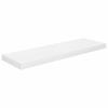 Floating Shelves Set 4 Pcs. High Gloss White 80 X 23.5 X 3.8 Cm MDF