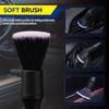 7PCS Car Detailing Brush Kit - Ultra Soft Boars Hair Car Interior Detailing Brushes, Includes 4 Different Brushes, Multi-Use For Cleaning Interior Or