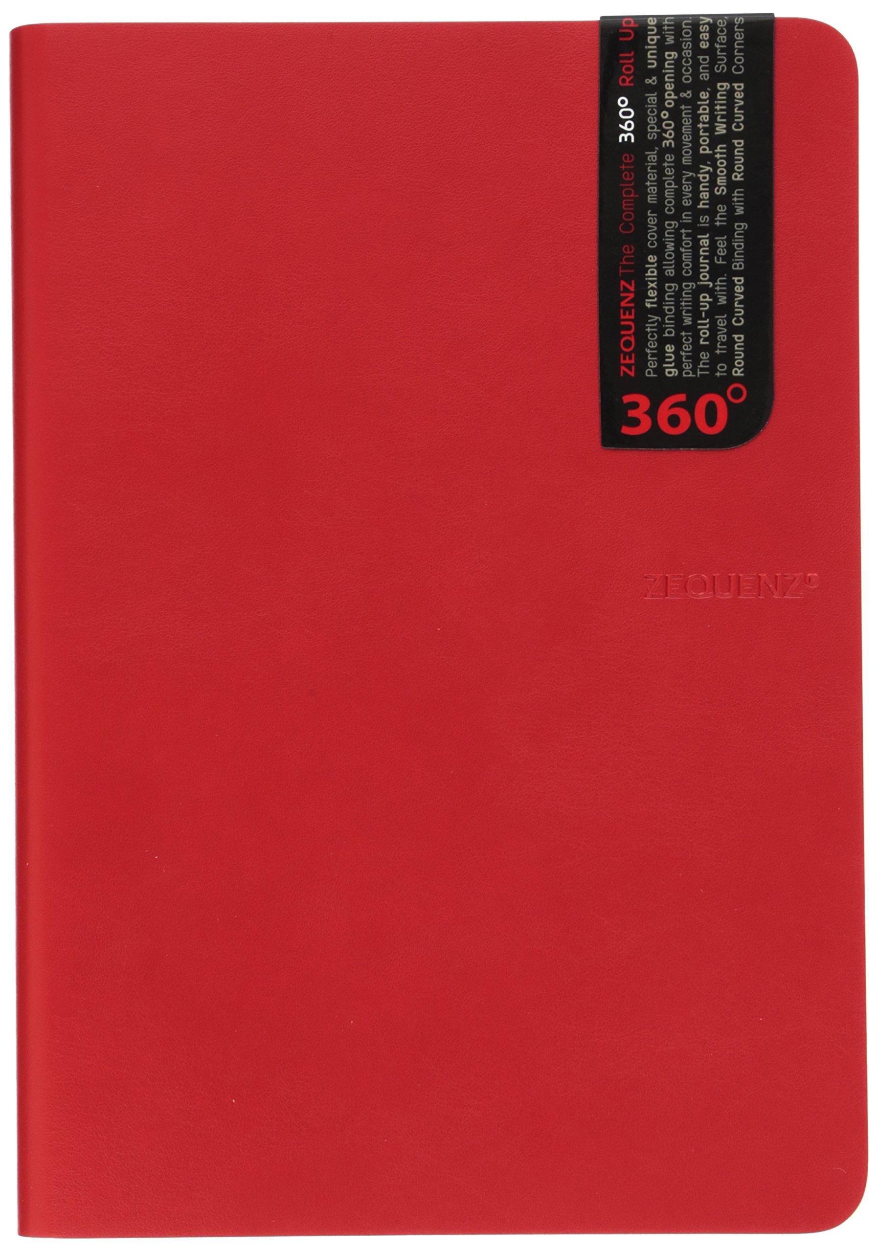 

Zenith Enterprises Zequence L Horizontal Lined Red 360_Notebook (A5)
