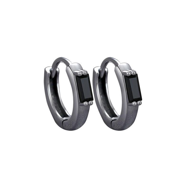 Diamond Earrings New Trendy Personalized Retro Niche Design Trendy Ear Buckles Men's and Women's Earrings