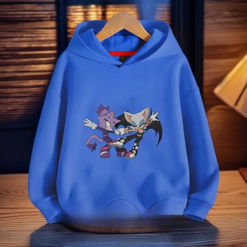 Cartoon Printed Kids Fashion Sweatshirts Casual Versatile Hoodies Sweatshirts Boys