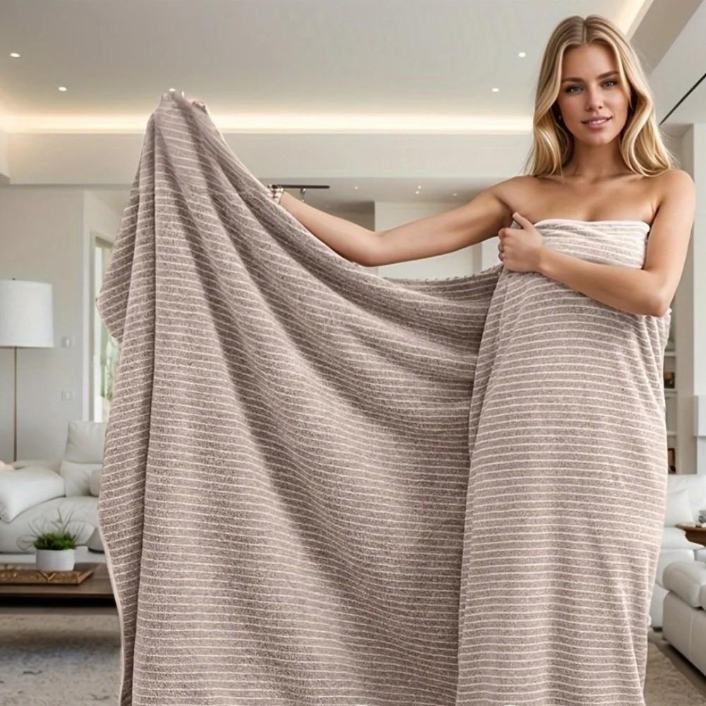 Fashion Skin-friendly Fabric Coral Fleece Bath Towel Non-Shedding Comfortable Quick Drying Towel Absorbent Towel Body Wash