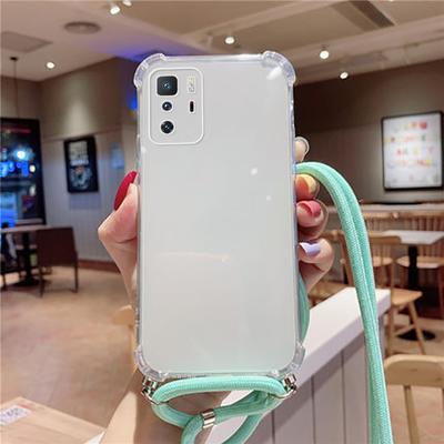 Sevimli kordon silikon telefon kılıfı için Redmi10 9 9A 9C 9T 8 8A 7A not 11 10s 8 9 pro/ultra-ince halat kapak xiaomi 11T 11lite Poco F3 X3 nfc/Samsung