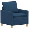 Sofa Blue 76 x 81 x 87.5 cm Fabric