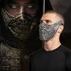 Latex Face Mask with Detailed Textured Design Adjustable Strap for Costume and Role Play Use Suitable for Various Events and Performances